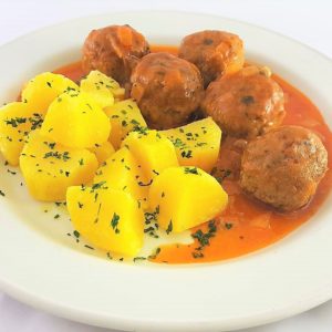 Albondigas con patatas - Tuppers a domicilio Tupy