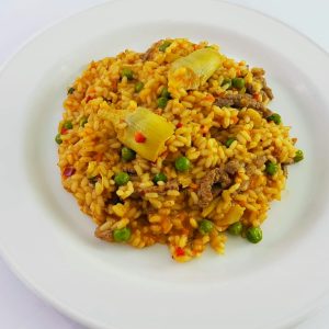Arroz con verduras y ternera salteada - Tuppers a domicilio Tupy
